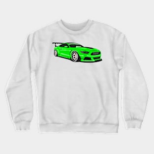 MUSTANG WIDEBODY LIME Crewneck Sweatshirt